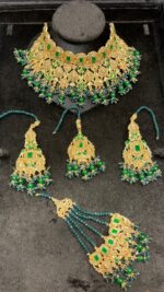 Majestic Emerald Gold Colour Set