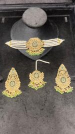 Pastel Pink Bridal Choker Set for Wedding & Festive Wear - Image 8