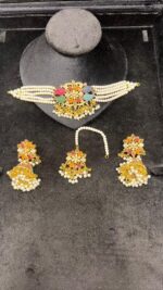 Elegant Beaded Choker Set - Image 3