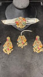 Royal Pastel Glam Choker Set - Image 3