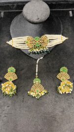 Classic Pink Pearl & Stone Jewelry Set - Image 4