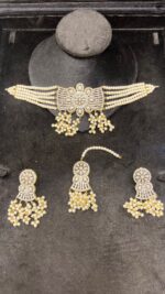 Traditional Elegance Pastel Choker Jewelry Set - Image 4