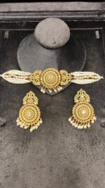 Handcrafted Ethnic Glam Choker Set - Image 4