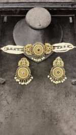 Handcrafted Ethnic Glam Choker Set - Image 3