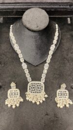 Cultural Heritage Mala Set with Mirror & Pearl Work