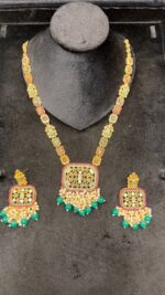 Cultural Heritage Mala Set with Mirror & Pearl Work - Image 2