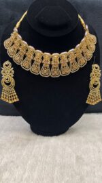 1 Karat Royal Bridal Set – High-Quality Gold Plating