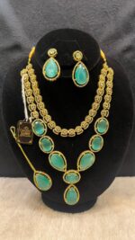 1 Karat Radiant Bridal Set – Elegant Wedding Ornament - Image 3