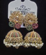Royal Pearl Jhumka Earrings