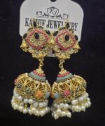 Pearl Cascade Jhumkas - Image 5