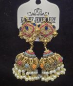 Pearl Cascade Jhumkas - Image 4