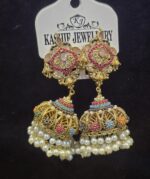 Pearl Cascade Jhumkas - Image 2