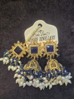 Golden Bloom Jhumkas