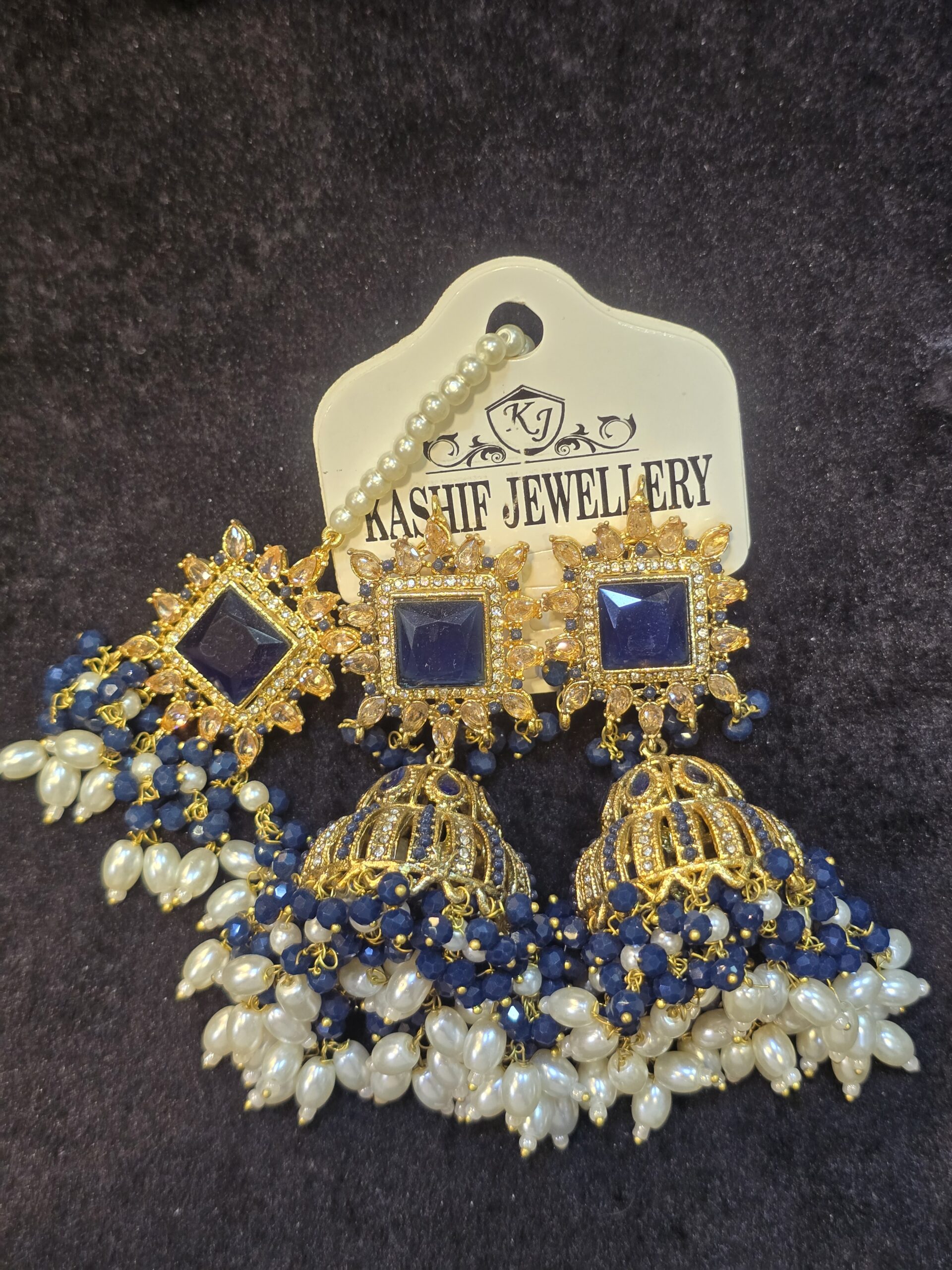 20260621_172916.jpg Golden Bloom Jhumkas - Image 1
