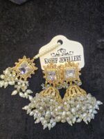 Golden Bloom Jhumkas - Image 7