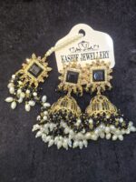 Golden Bloom Jhumkas - Image 8