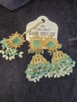 Golden Bloom Jhumkas - Image 10