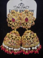 Golden Queen Jhumkas - Image 2