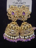 Golden Queen Jhumkas - Image 3