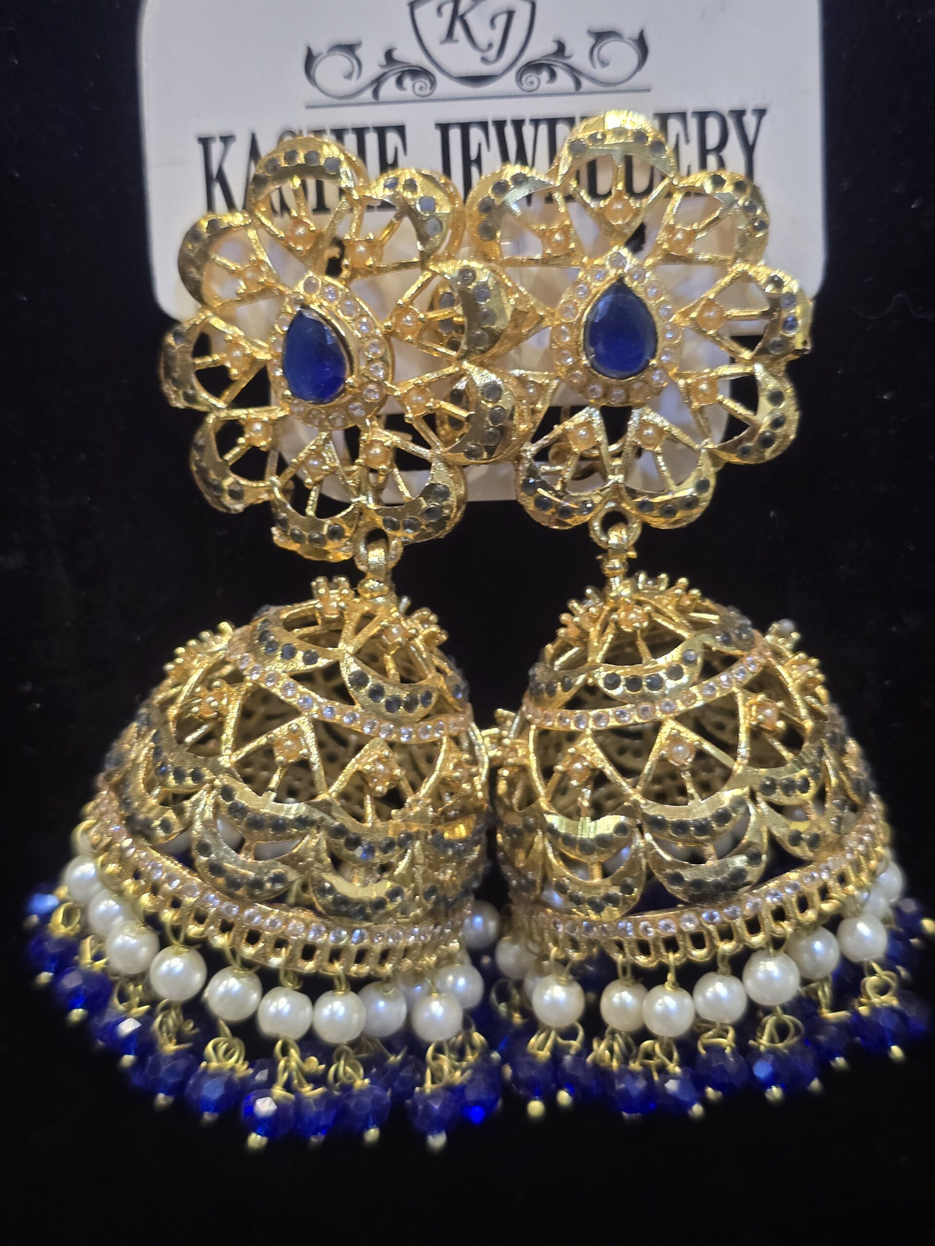 20260621_173143.jpg Golden Queen Jhumkas - Image 1
