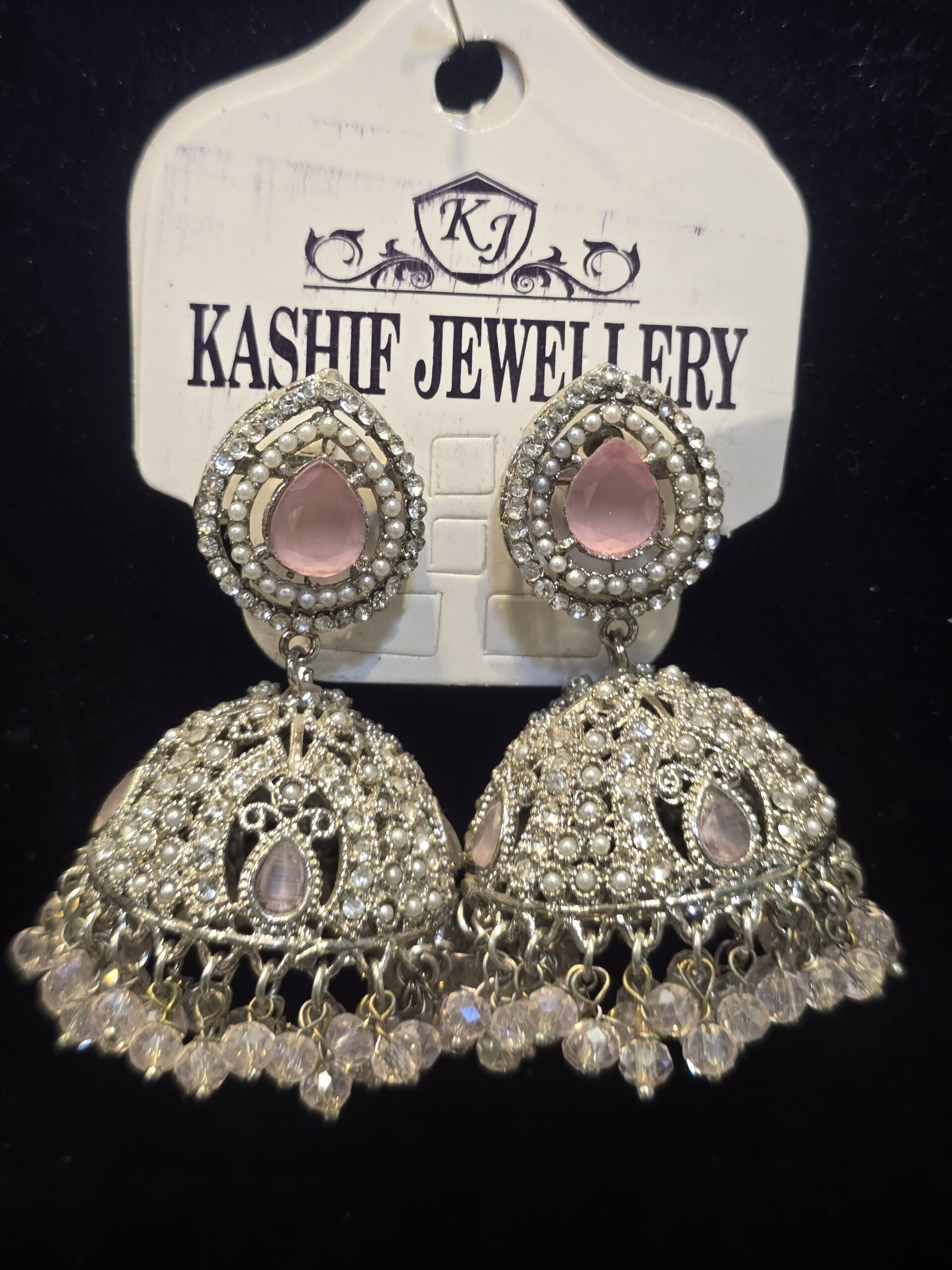 20260621_173306.jpg Crystal Charm Earrings - Image 1