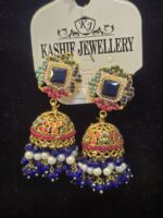 Golden Lotus Jhumkas - Image 6