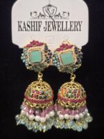 Golden Lotus Jhumkas - Image 9