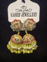Golden Lotus Jhumkas - Image 10