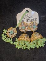 Pearl Cascade Jhumkas - Image 5