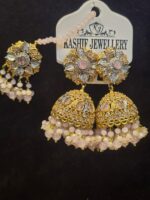 Pearl Cascade Jhumkas - Image 8