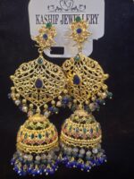 Golden Bloom Jhumkas