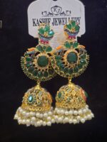 Regal Festive Jhumka Set - Image 2
