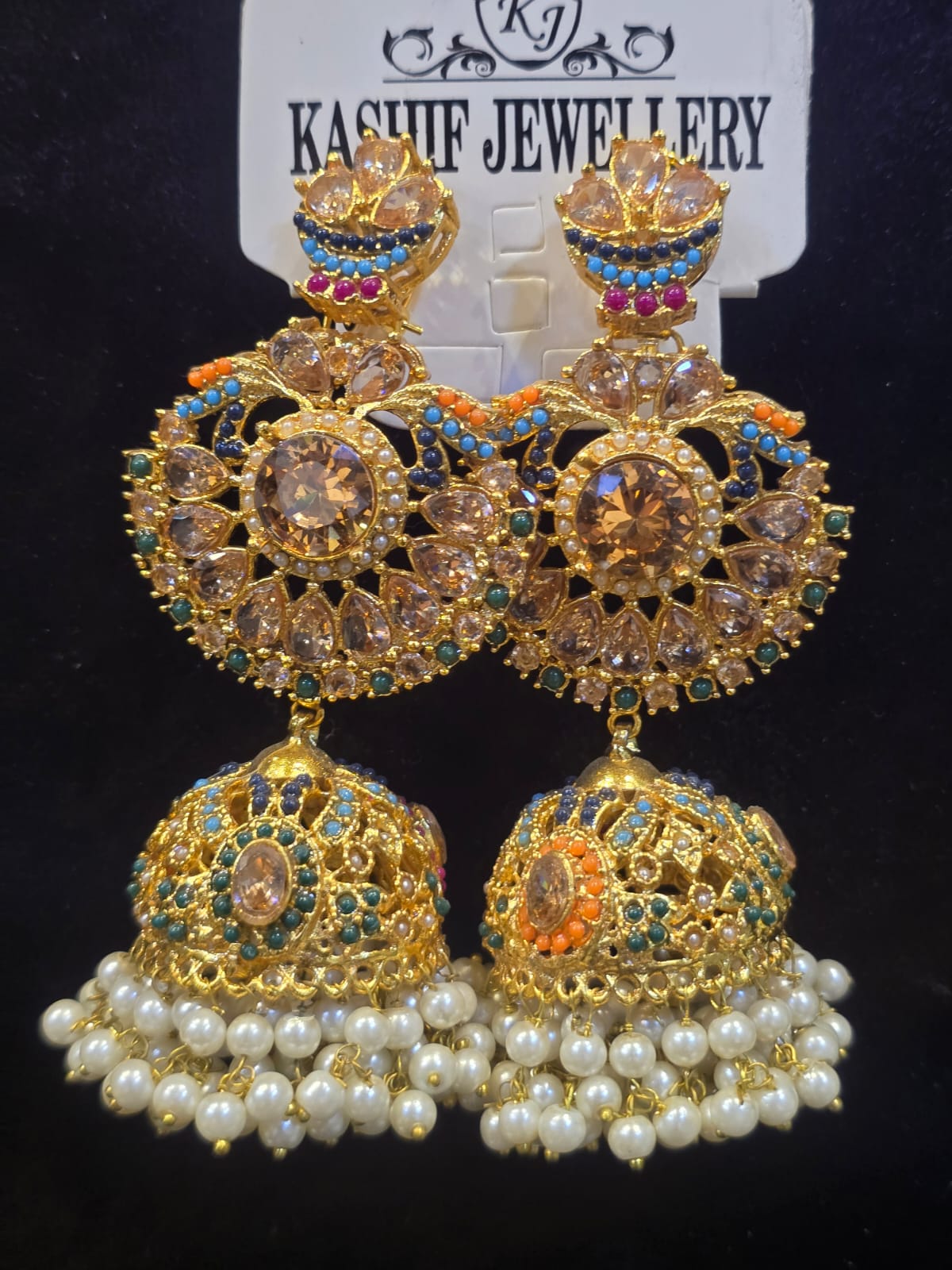 WhatsApp Image 2026-07-04 at 15.51.03 (1) Regal Festive Jhumka Set - Image 1