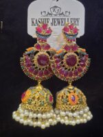 Regal Festive Jhumka Set - Image 4