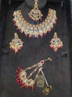 Royal Ruby Polki Kundan Bridal