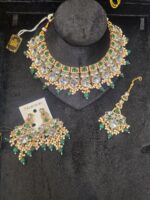 Royal Ruby Polki Kundan Bridal - Image 5