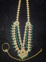 Premium Ruby & Polki Bridal Set - Image 3